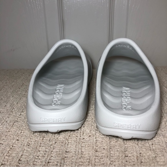 Sperry Float Slide Logo White Sandals Women's 6 Men’s 4 - Picture 5 of 9